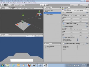 Make the Main camera a child gameobject of Player and add the javascript controller too
